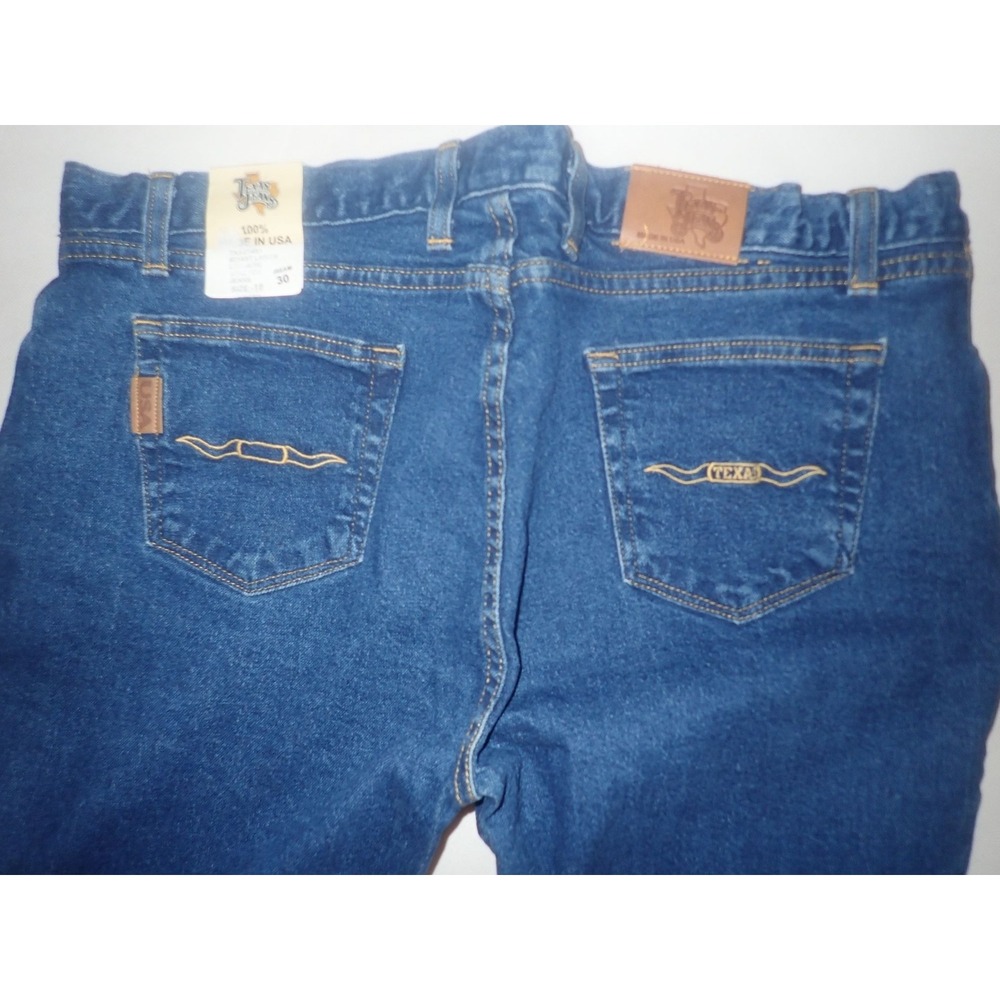 TEXAS JEANS Women's Jean  18 Stretch Bootcut Blue Denim USA made 38 x 30 NEW - Picture 6 of 9